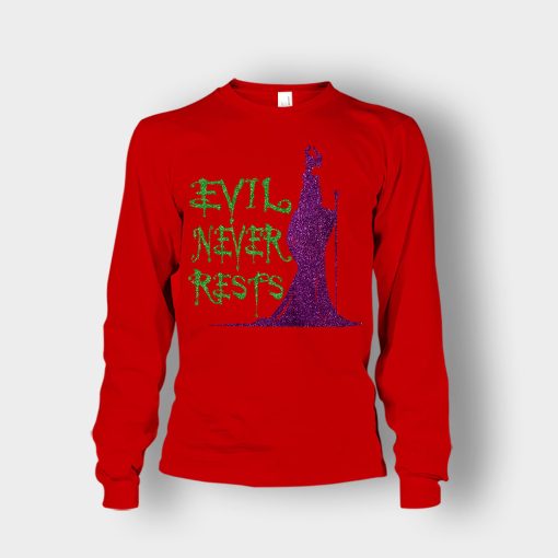 Evil-Never-Rests-Glitter-Disney-Maleficient-Inspired-Unisex-Long-Sleeve-Red