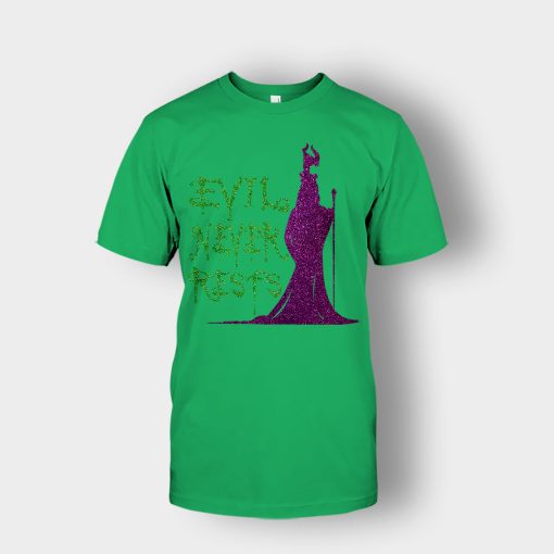 Evil-Never-Rests-Glitter-Disney-Maleficient-Inspired-Unisex-T-Shirt-Irish-Green