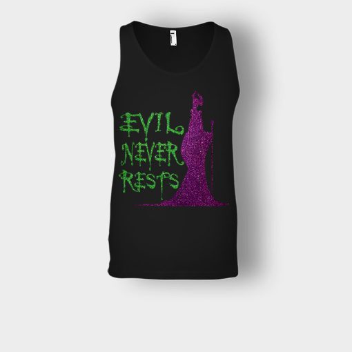 Evil-Never-Rests-Glitter-Disney-Maleficient-Inspired-Unisex-Tank-Top-Black