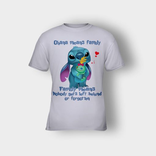 Family-Means-Nobody-Get-Left-Behind-Disney-Lilo-And-Stitch-Kids-T-Shirt-Sport-Grey