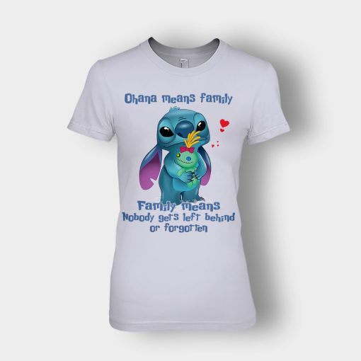 Family-Means-Nobody-Get-Left-Behind-Disney-Lilo-And-Stitch-Ladies-T-Shirt-Sport-Grey