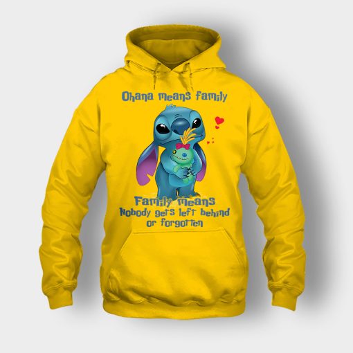 Family-Means-Nobody-Get-Left-Behind-Disney-Lilo-And-Stitch-Unisex-Hoodie-Gold