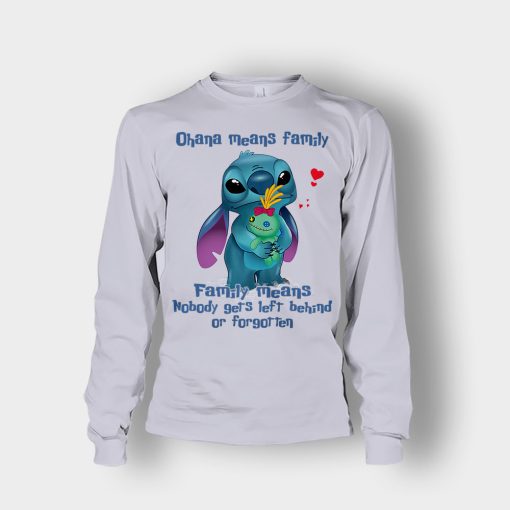 Family-Means-Nobody-Get-Left-Behind-Disney-Lilo-And-Stitch-Unisex-Long-Sleeve-Sport-Grey