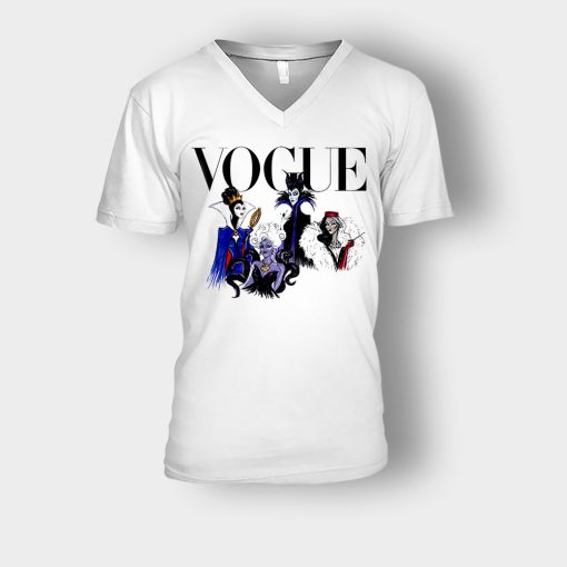 Fashion-Streetwear-Disney-Maleficient-Inspired-Unisex-V-Neck-T-Shirt-White