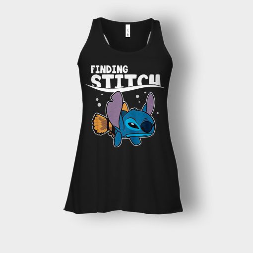 Finding-Stitch-Disney-Lilo-And-Stitch-Bella-Womens-Flowy-Tank-Black