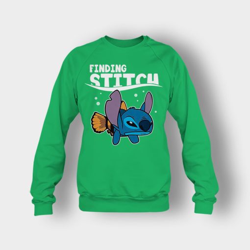 Finding-Stitch-Disney-Lilo-And-Stitch-Crewneck-Sweatshirt-Irish-Green