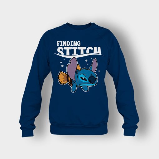 Finding-Stitch-Disney-Lilo-And-Stitch-Crewneck-Sweatshirt-Navy