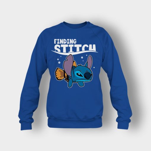 Finding-Stitch-Disney-Lilo-And-Stitch-Crewneck-Sweatshirt-Royal