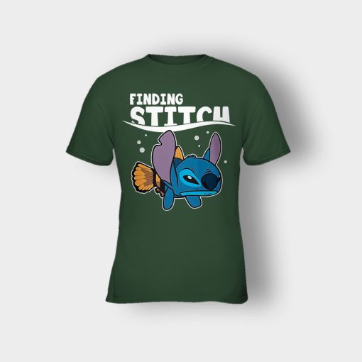 Finding-Stitch-Disney-Lilo-And-Stitch-Kids-T-Shirt-Forest