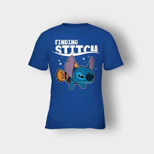 Finding-Stitch-Disney-Lilo-And-Stitch-Kids-T-Shirt-Royal