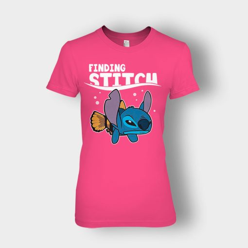 Finding-Stitch-Disney-Lilo-And-Stitch-Ladies-T-Shirt-Heliconia
