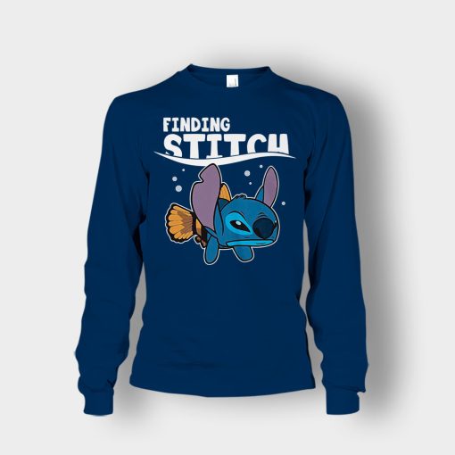 Finding-Stitch-Disney-Lilo-And-Stitch-Unisex-Long-Sleeve-Navy