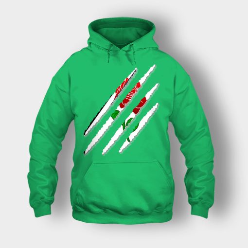 Flower-Claws-Disney-Beauty-And-The-Beast-Unisex-Hoodie-Irish-Green