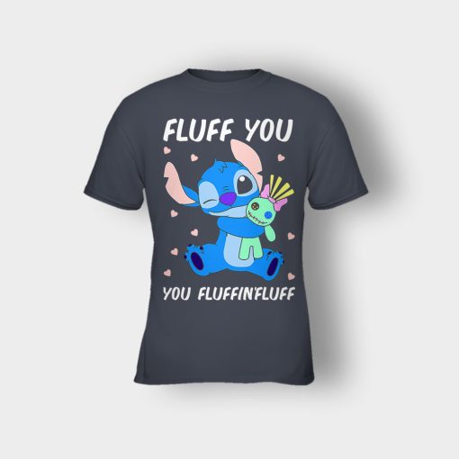 Fluff-You-You-Fluffing-Fluff-Disney-Lilo-And-Stitch-Kids-T-Shirt-Dark-Heather