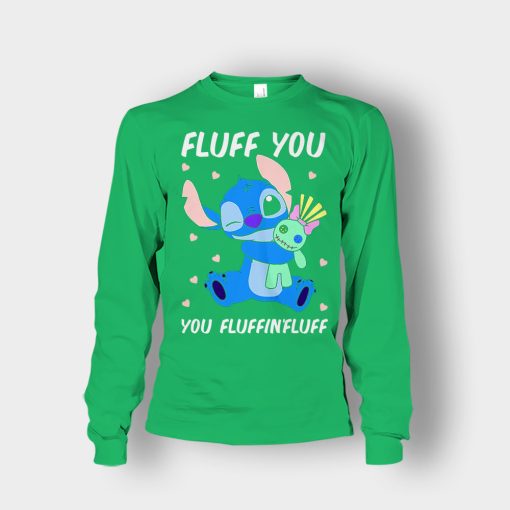 Fluff-You-You-Fluffing-Fluff-Disney-Lilo-And-Stitch-Unisex-Long-Sleeve-Irish-Green