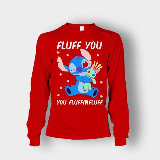 Fluff-You-You-Fluffing-Fluff-Disney-Lilo-And-Stitch-Unisex-Long-Sleeve-Red