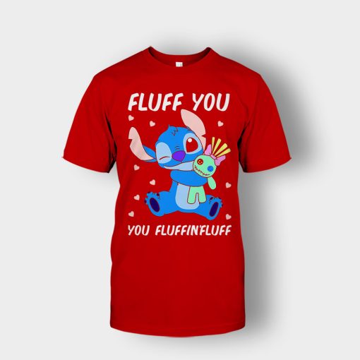 Fluff-You-You-Fluffing-Fluff-Disney-Lilo-And-Stitch-Unisex-T-Shirt-Red