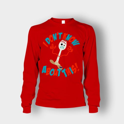 Forky-Dont-Know-About-This-Disney-Toy-Story-Inspired-Unisex-Long-Sleeve-Red