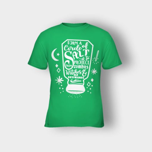 Form-A-Circle-Of-Salt-Disney-Hocus-Pocus-Kids-T-Shirt-Irish-Green