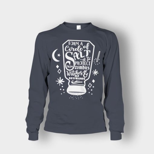 Form-A-Circle-Of-Salt-Disney-Hocus-Pocus-Unisex-Long-Sleeve-Dark-Heather