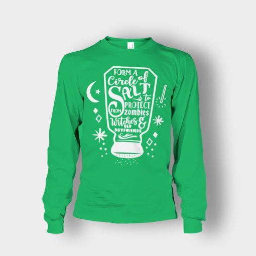 Form-A-Circle-Of-Salt-Disney-Hocus-Pocus-Unisex-Long-Sleeve-Irish-Green