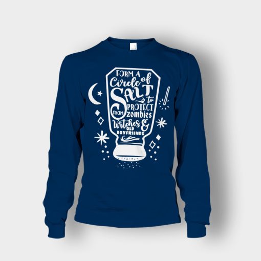 Form-A-Circle-Of-Salt-Disney-Hocus-Pocus-Unisex-Long-Sleeve-Navy