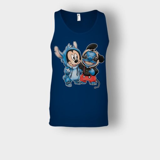 Friends-Micket-And-Disney-Lilo-And-Stitch-Unisex-Tank-Top-Navy