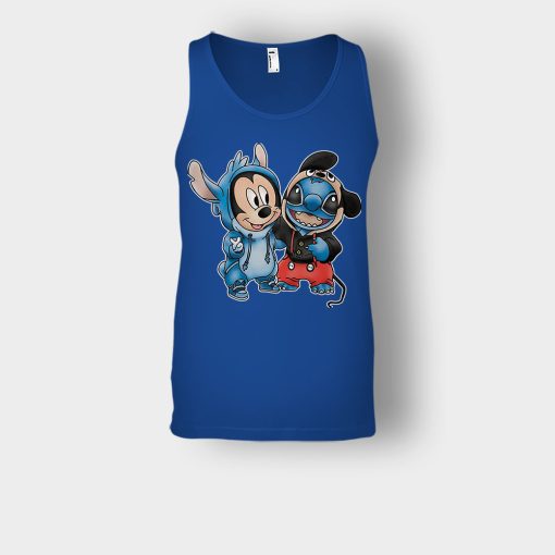 Friends-Micket-And-Disney-Lilo-And-Stitch-Unisex-Tank-Top-Royal