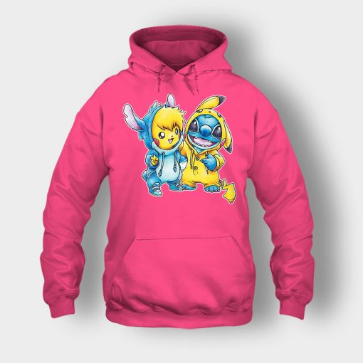 Friends-Pikachu-And-Disney-Lilo-And-Stitch-Unisex-Hoodie-Heliconia