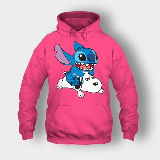 Friends-Snoopy-And-Disney-Lilo-And-Stitch-Unisex-Hoodie-Heliconia