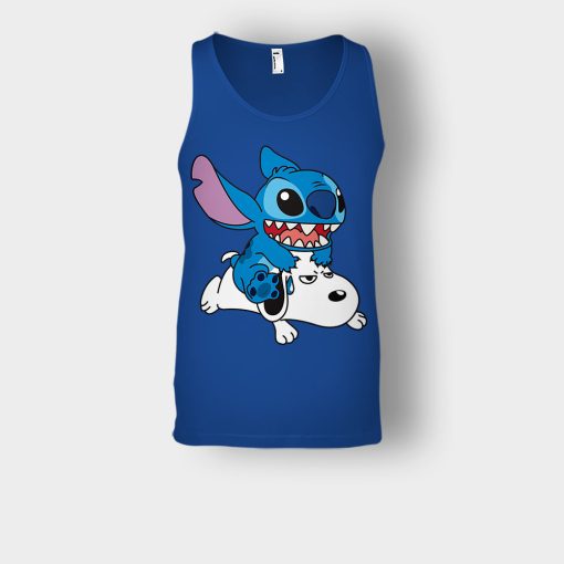 Friends-Snoopy-And-Disney-Lilo-And-Stitch-Unisex-Tank-Top-Royal