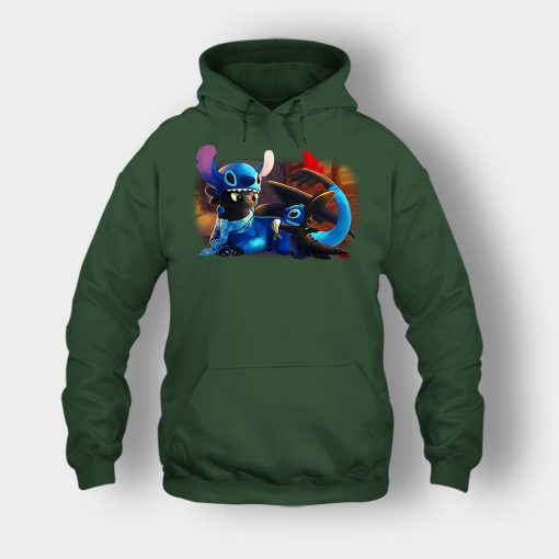 Friends-Toothless-And-Disney-Lilo-And-Stitch-Unisex-Hoodie-Forest