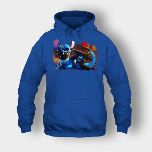 Friends-Toothless-And-Disney-Lilo-And-Stitch-Unisex-Hoodie-Royal