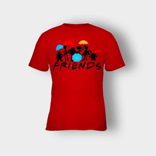 Friends-Toy-Story-Disney-Kids-T-Shirt-Red