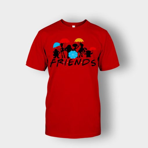 Friends-Toy-Story-Disney-Unisex-T-Shirt-Red