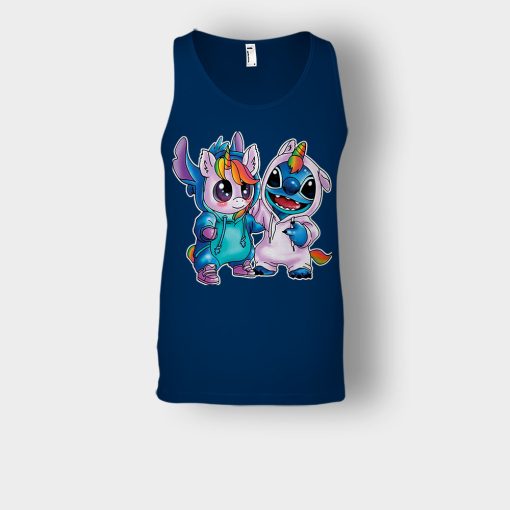 Friends-Unicorn-And-Disney-Lilo-And-Stitch-Unisex-Tank-Top-Navy