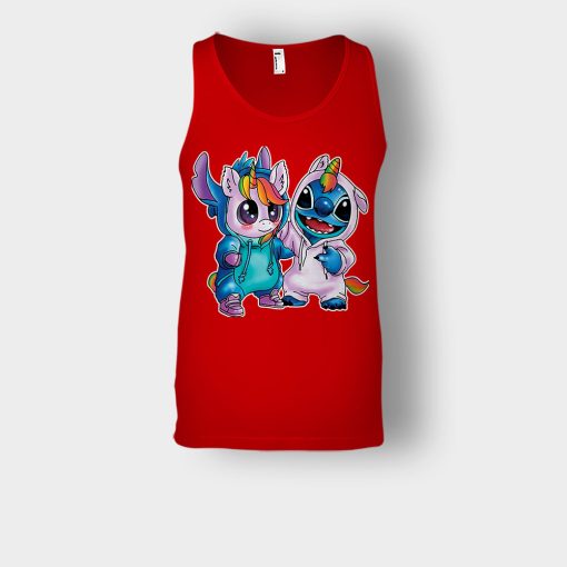 Friends-Unicorn-And-Disney-Lilo-And-Stitch-Unisex-Tank-Top-Red