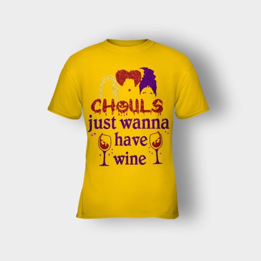 Ghouls-Just-Wanna-Have-Wine-Disney-Hocus-Pocus-Inspired-Kids-T-Shirt-Gold