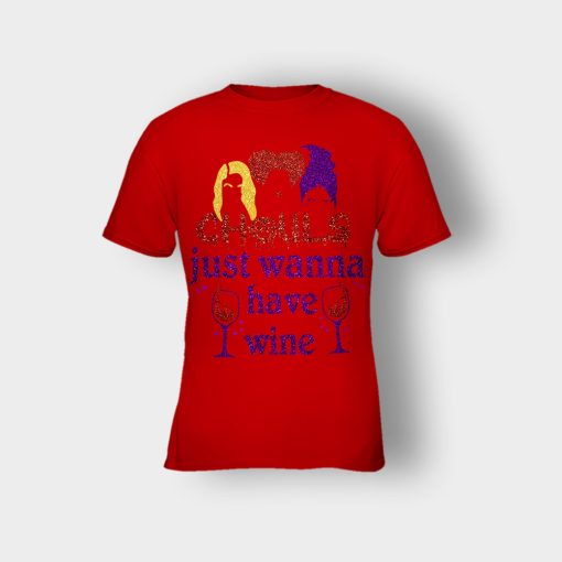 Ghouls-Just-Wanna-Have-Wine-Disney-Hocus-Pocus-Inspired-Kids-T-Shirt-Red