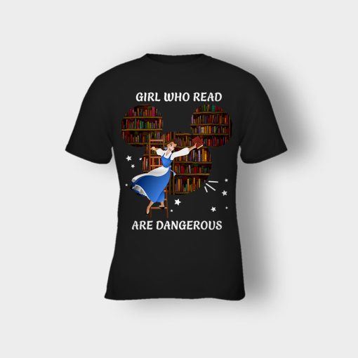 Girls-Who-Read-Disney-Beauty-And-The-Beast-Kids-T-Shirt-Black