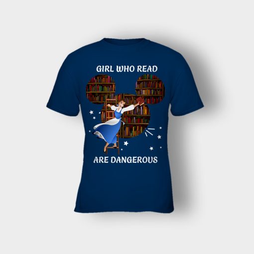 Girls-Who-Read-Disney-Beauty-And-The-Beast-Kids-T-Shirt-Navy