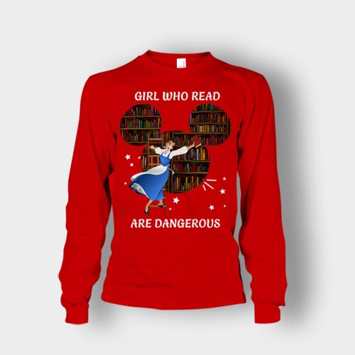 Girls-Who-Read-Disney-Beauty-And-The-Beast-Unisex-Long-Sleeve-Red