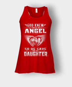 God-Knew-I-Need-An-Angel-He-Gave-My-Daughter-Fathers-Day-Daddy-Gifts-Idea-Bella-Womens-Flowy-Tank-Red