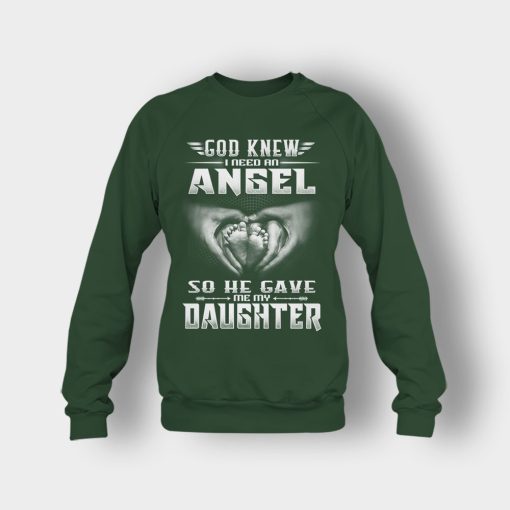 God-Knew-I-Need-An-Angel-He-Gave-My-Daughter-Fathers-Day-Daddy-Gifts-Idea-Crewneck-Sweatshirt-Forest