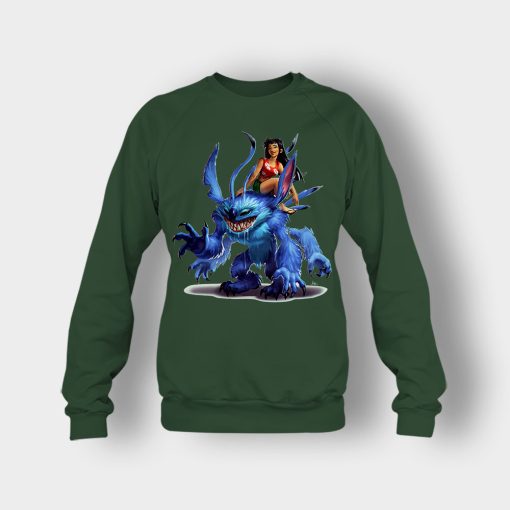 Graphic-Art-Disney-Lilo-And-Stitch-Crewneck-Sweatshirt-Forest