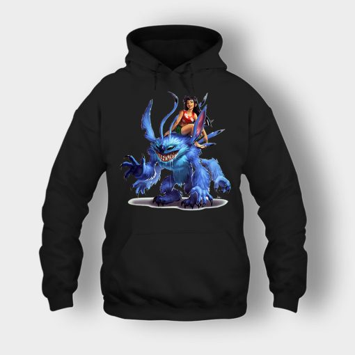 Graphic-Art-Disney-Lilo-And-Stitch-Unisex-Hoodie-Black