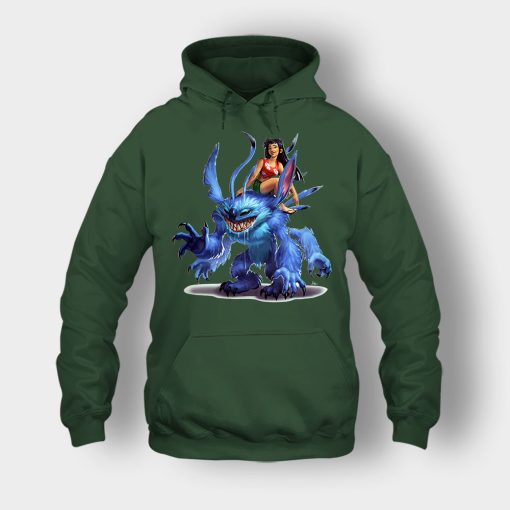 Graphic-Art-Disney-Lilo-And-Stitch-Unisex-Hoodie-Forest