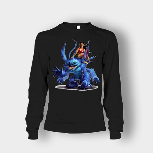 Graphic-Art-Disney-Lilo-And-Stitch-Unisex-Long-Sleeve-Black