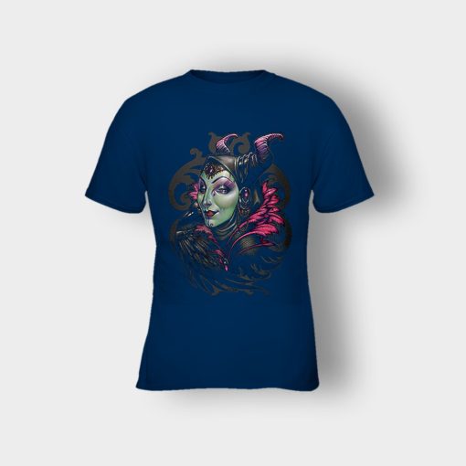 Graphic-Art-Disney-Maleficient-Inspired-Kids-T-Shirt-Navy