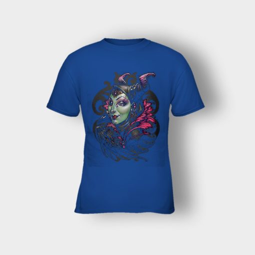 Graphic-Art-Disney-Maleficient-Inspired-Kids-T-Shirt-Royal